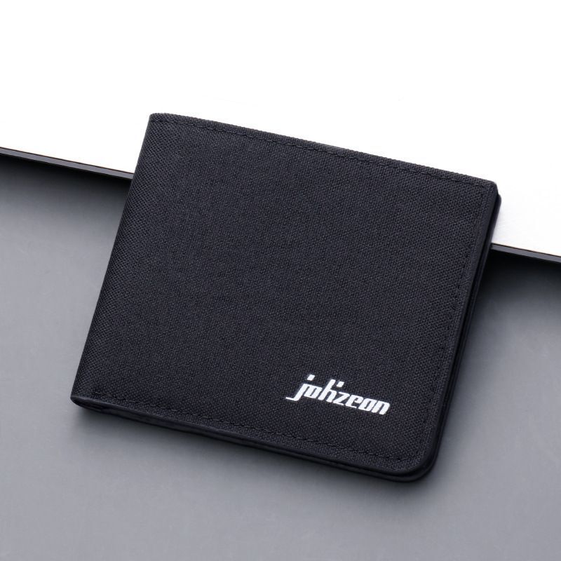 Canvas Wallet Card Holder Wallet Money Bag Black/blue/gray Purse Credit Card Bag
