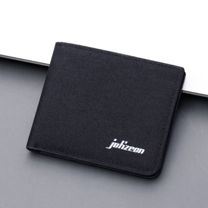 Canvas Wallet Card Holder Wallet Money Bag Black/blue/gray Purse Credit Card Bag
