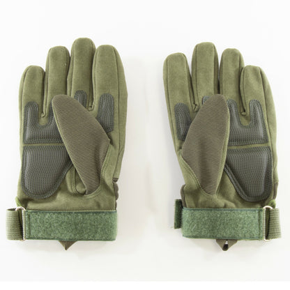 Size Medium Tactical Paintball Gloves with Knuckle Protection (Foliage Green)