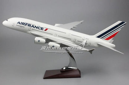45CM AIR FRANCE AIRBUS A380 F-HPJC Passenger Airplane Resin Aircraft Plane Model