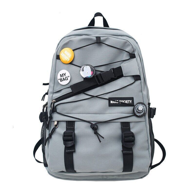 School Backpack Nylon College Backpack Boy Travel Bag Men Women Laptop Bags