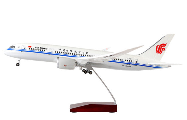1:130 43CM AIR CHINA BOEING 787 Passenger Airplane Landing Gear Resin Model