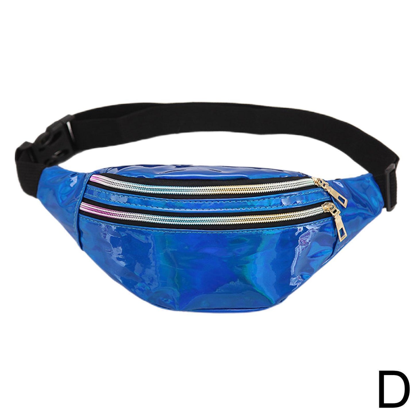 Women Clear Transparent Belt Bag Fashion Punk Fanny Waist Bag Pack Pack n W5K