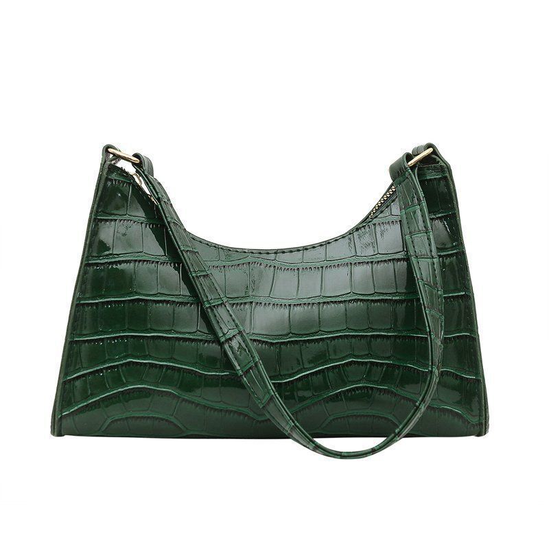 Handbag Crocodile Pattern Retro Shoulder Bag Shopping Synthetic Leather Handbags