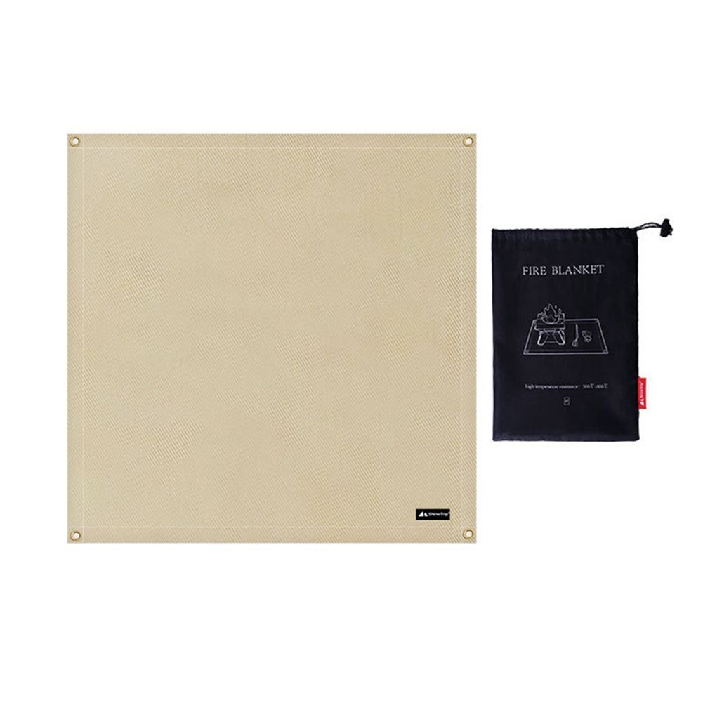 Barbecue Fire Blanket Camping Fireproof Fire Pit Mat High Temperature Anti-scald