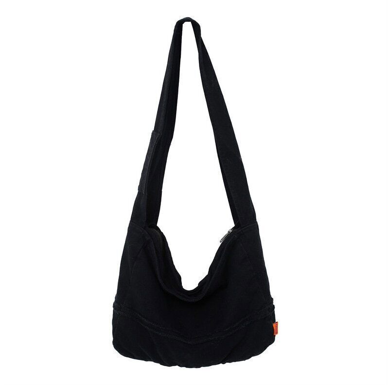 Ladies Bag Unisex Canvas Student Shoulder Bag Handbag Women Shopping Bag