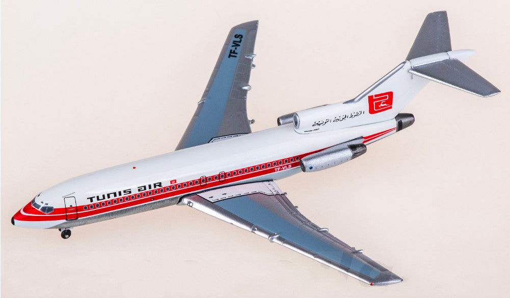 1:400 AeroClassics Tunisair Boeing 727-200 TF-VLS Airplane Diecast Plane Model