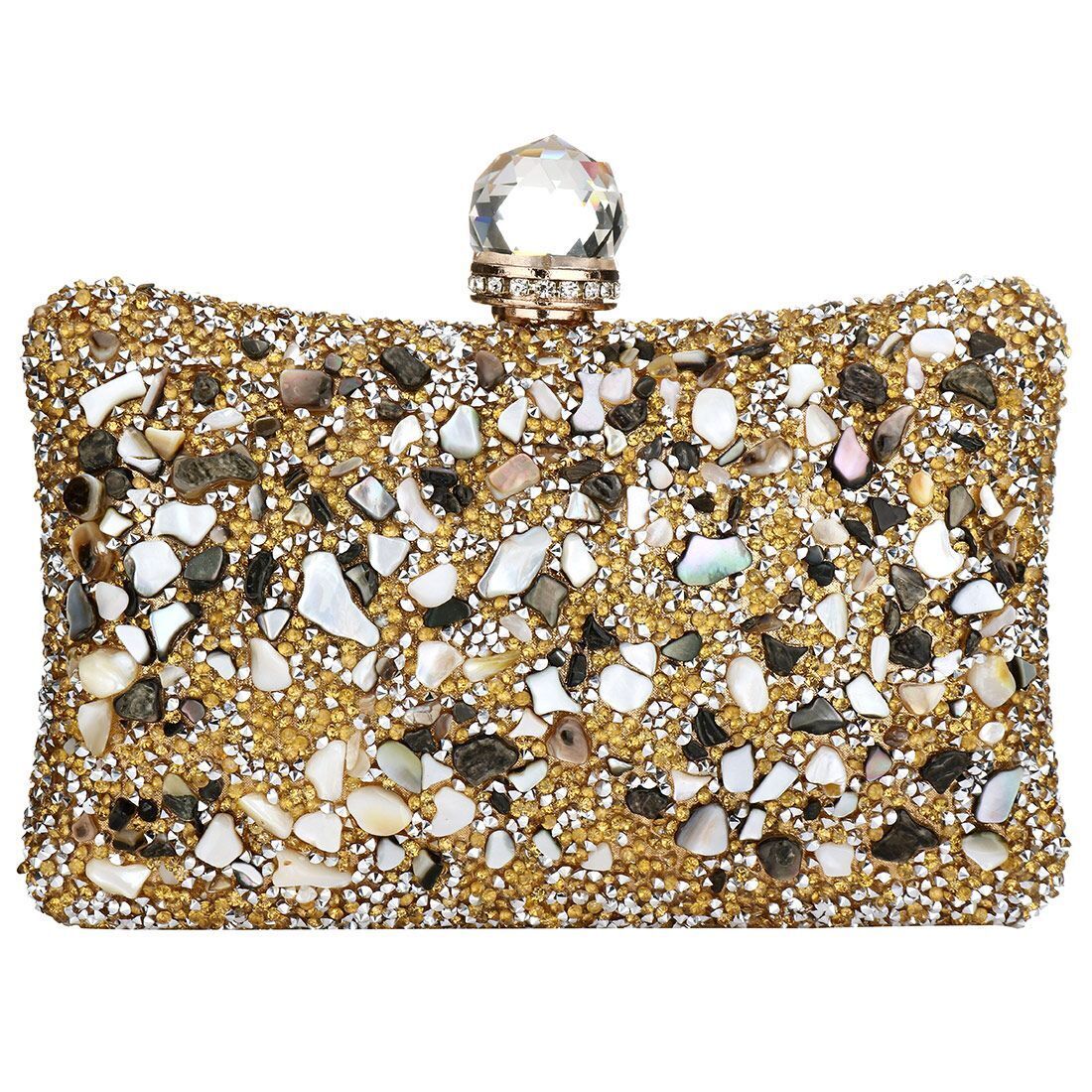 Diamonds Beads Bag 2022 Evening Clutch Purse Women Fashion Chain Shoulder Bags
