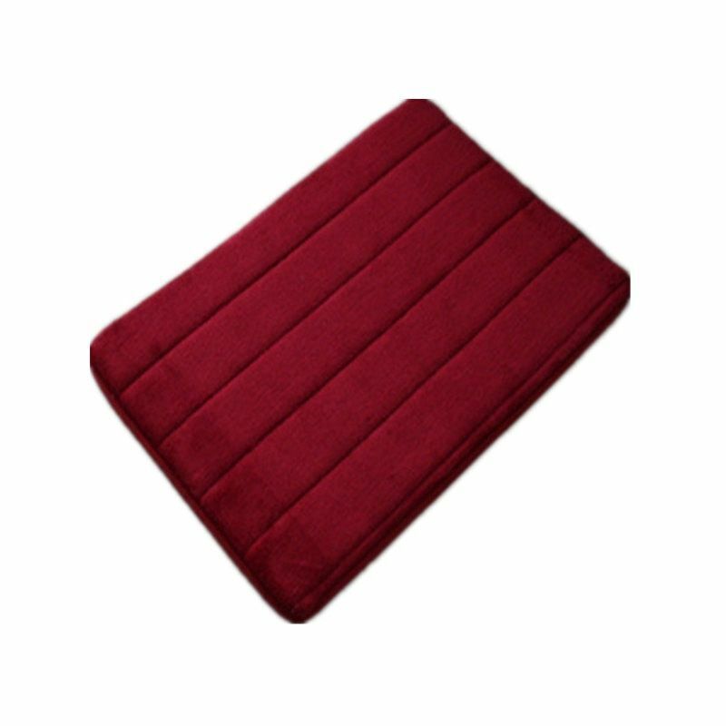 3Pcs/Set Memory Foam Bath Mat Modern Floor Anti-Slip Bathroom Rug Kitchen Carpet