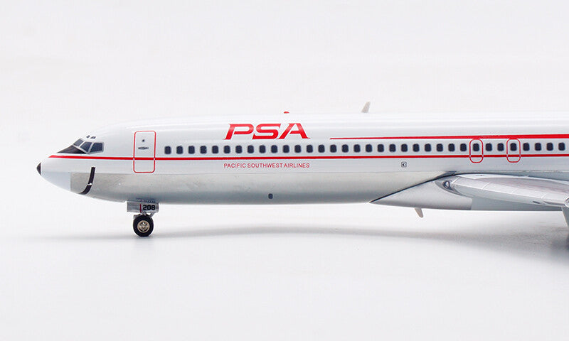 1:200 24CM InFlight PSA BOEING 727-200 Airplane Plane Diecast Aircraft Model