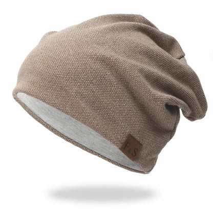 Beanies Cap Casual Lightweight Thermal Elastic Knitted Cotton Warm Hat Winter