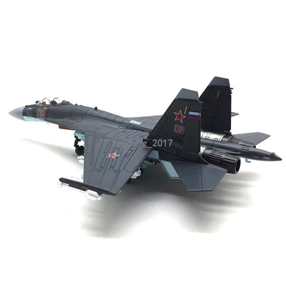 1/100 Russian SU-35 Super Flanker 2014 Fighter Diecast Metal Airplane Model