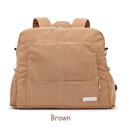 Corduroy Diaper Backpack Mom Nappy Changing Bag Baby Care Winter New Diaper Bags