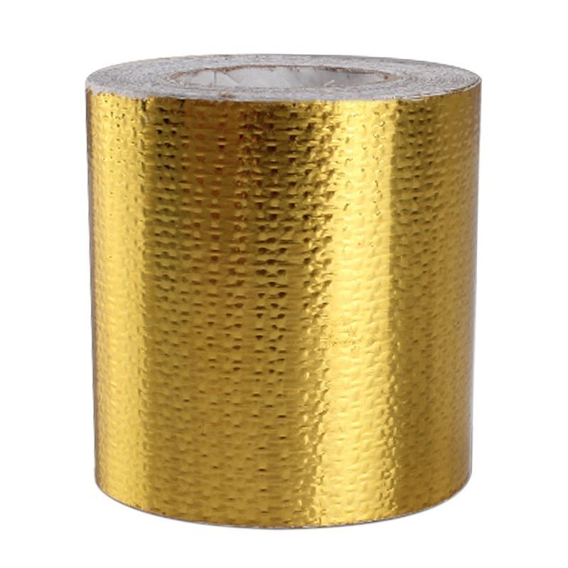 Thermal Barrier Tape Aluminum Foil Heat Shielding Reflective Adhesives 5-10Mx5cm