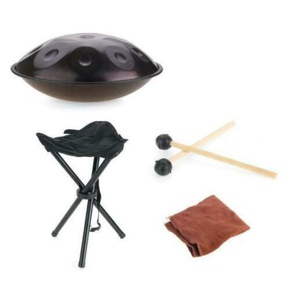 D Minor 10 Notes New Steel Hand Drum Harmonic Handpan