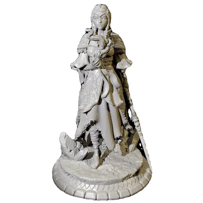50mm resin figure model kit 3D printing of mythical Sky Sword Clan Princess
