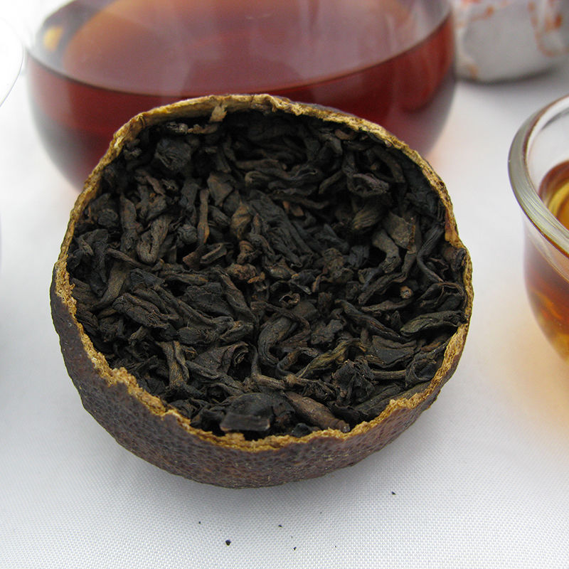 Orange Pu'er Tea Yuxiang 8685 China Loose Leaf Ripe Pu'er Tea Slimming Tea -
