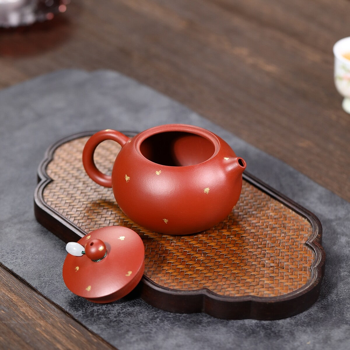 Full Handmade Xishi Pot Marked Real Yixing Zisha Dahongpao Clay Master Tea Pot