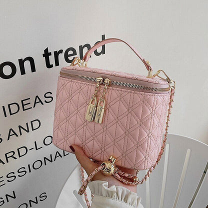 PU Leather Crossbody Bag With Short Handle Totes Women's Handbag