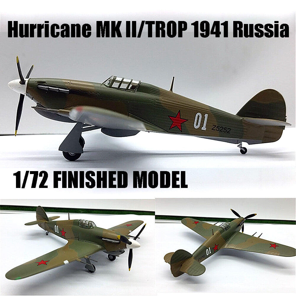 Hurricane MK II/TROP 1941 Russia 1/72 aircraft finished plane Easy model