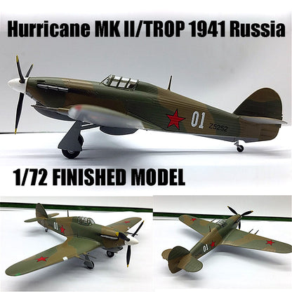 Hurricane MK II/TROP 1941 Russia 1/72 aircraft finished plane Easy model