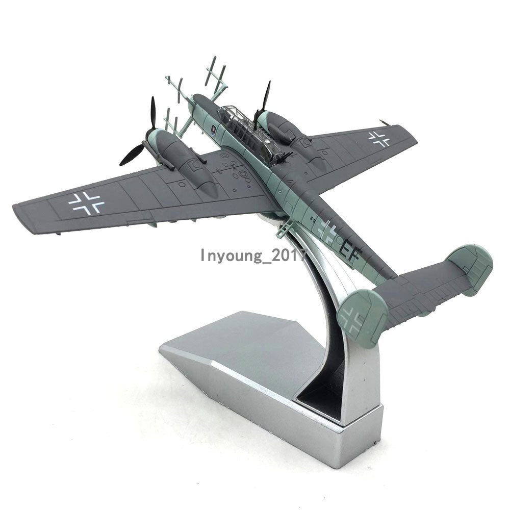 1/100 WWII Bf-110 Fighter Aircraft Model Diecast Metal Military Airplane Model