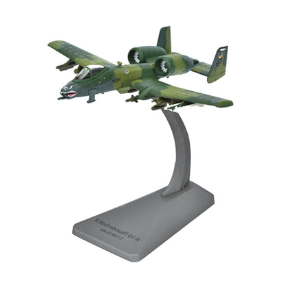 1/144 Scale Diecast Alloy A-10 Fighter Military Airplane Model With Stand