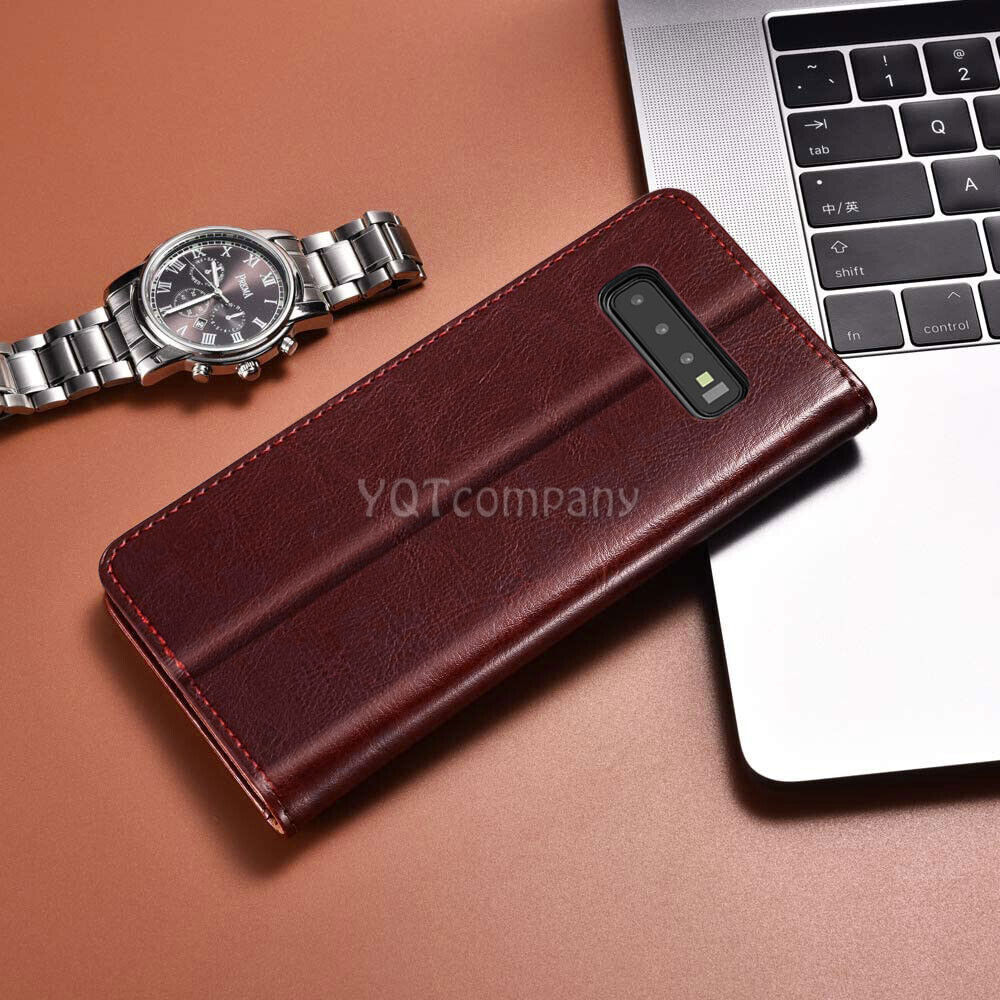 For Samsung Galaxy S10e S10+ S23 Phone Case Cover Card Wallet Flip Leather Stand