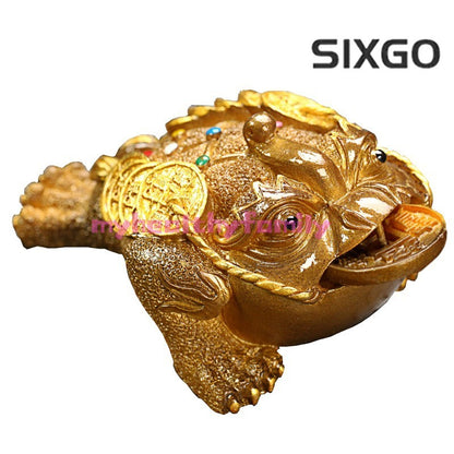 Color Changing Tea Pet Ornament Golden Toad Tea Pet Tea Play Tea Accessories
