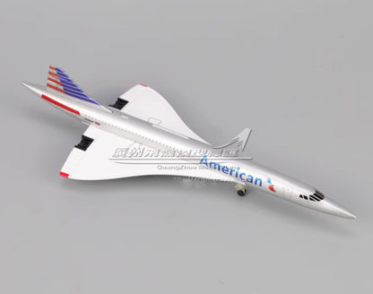 20CM American Concorde Commercial Plane Airplane Diecast Metal Aircraft Model