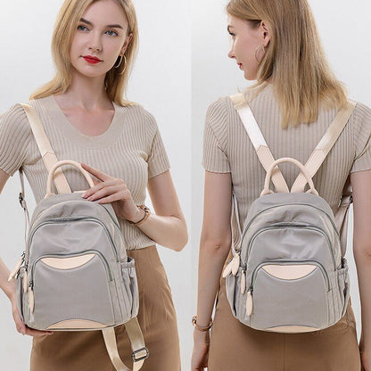 Waterproof Backpack Leisure Traveling Bags Small 1PC Leather Makeup Purse Oxford