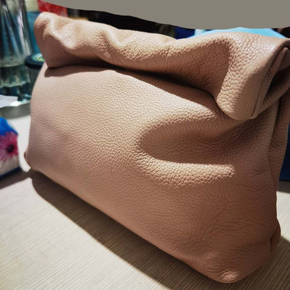 Handbag Mobile Phone Pockets Portable Leather Purse 32*28 CM Accessories Cowhide