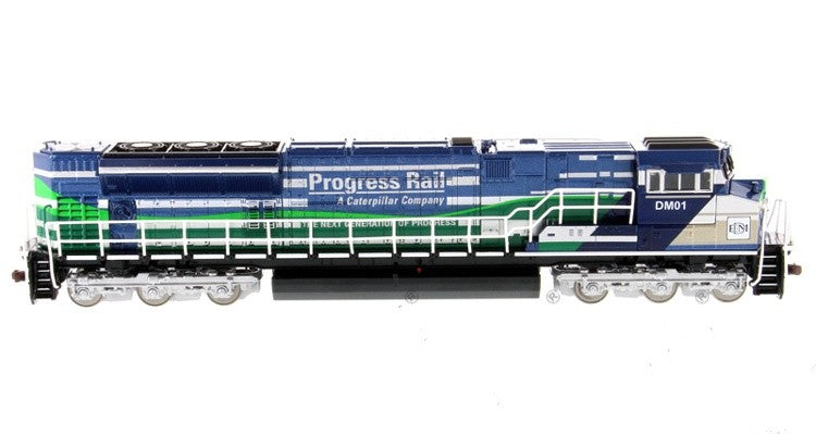 1:87 DM EMD SD70ACe-T4 Locomotive Progress Rail Train Diecast Model Collection