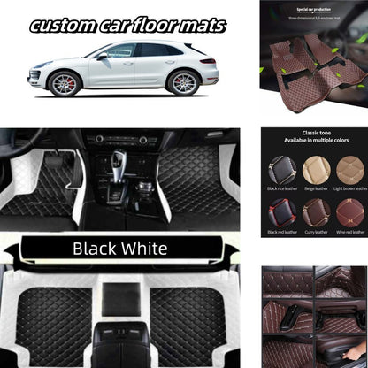 For Porsche All Models Car Floor Mats Custom Cargo Carpets Waterproof Liner Rugs