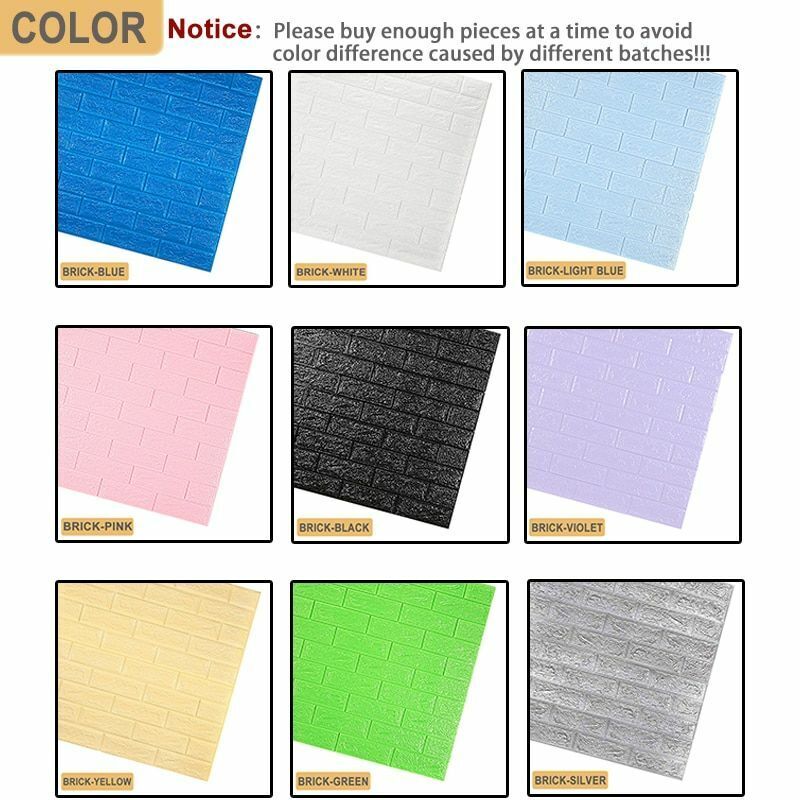 Brick Sticker 15/30Pcs Self-Adhesive Waterproof Foam Kitchen Ceiling Background