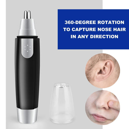 Electric Nose Ear Hair Trimmer Face Eyebrow Mustache Beard Shaver Clipper Unisex
