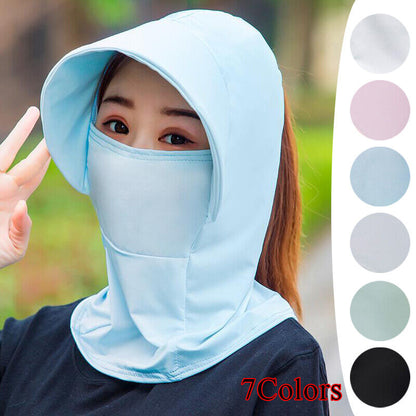 Women Summer Sun Hat Version Hat Wide Brim Neck Cover Hat Anti-UV