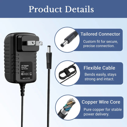 AC 100-240V to DC 12V 2A Power Supply Adapter Heavy-Duty LED Light Strip 24W SMD