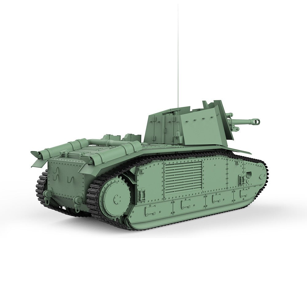 SSMODEL SS100664 1/100 15mm WarGaming France 105 leFH18B2 Self-Propelled Gun