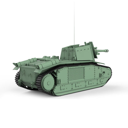 SSMODEL SS100664 1/100 15mm WarGaming France 105 leFH18B2 Self-Propelled Gun