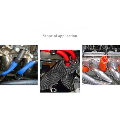 8Pcs Spark Plug Wire Sheath Wire Boots Sleeve Heat Shield Cover For SBC BBC