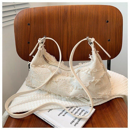 Messenger Bag Canvas Purse Fashion Niche Design One-shoulder Crossbody 36*9*19CM