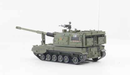 UNISTAR China self-propelled artillery PLZ05 05 Howitzer 1/72 MODEL TANK