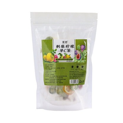 Morning C evening A prickly pear lemon blackberry rose black wolfberry bag tea