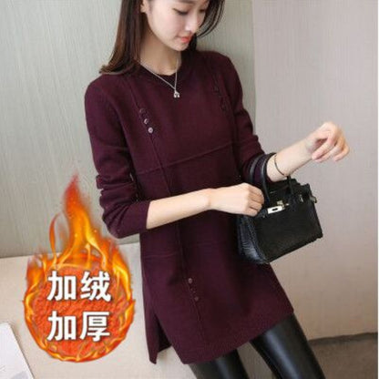 Autumn Winter Women Sweater Pullover Knitwear Sweater O-neck Sweater Clothes