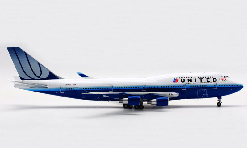 JC Wings United Airlines U.S. Olympic Team B747-400 N199UA 1/200 plane model
