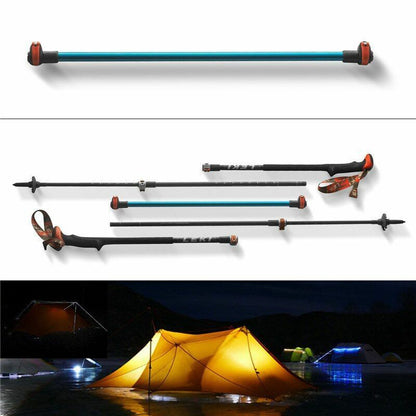 Lightweight Outdoor Tent Poles Rod Tarp Aluminum Camping Replacement Part 56 CM