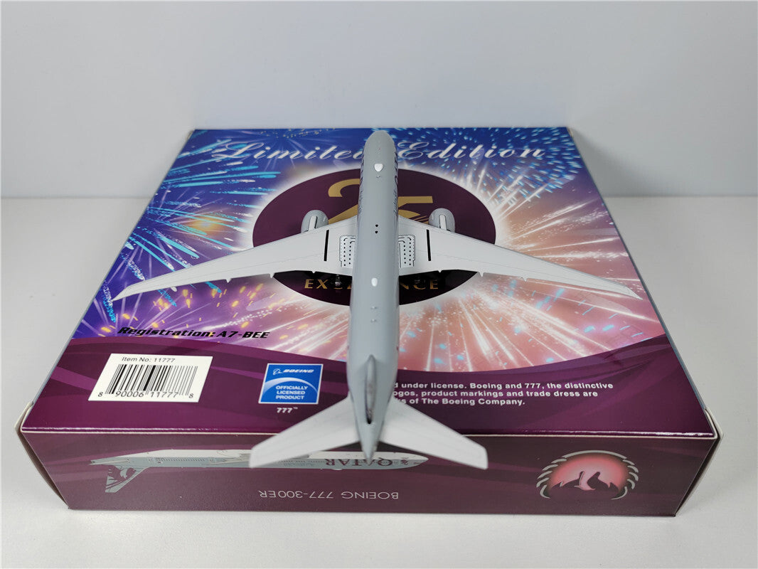 1:400 Phoenix QATAR BOEING B777-300ER Airplane Diecast Aircraft Plane Model