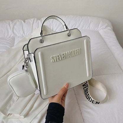 Fashion Square Bag Women's High-Quality Shoulder Handbag Crossbody Messenger Bag