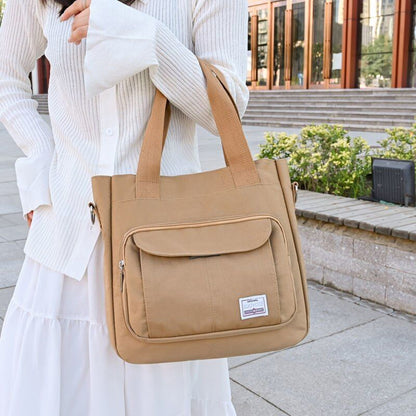 Canvas Bag High-capacity Nylon Messenger Purse Handbag Polyester Shoulder Pouch